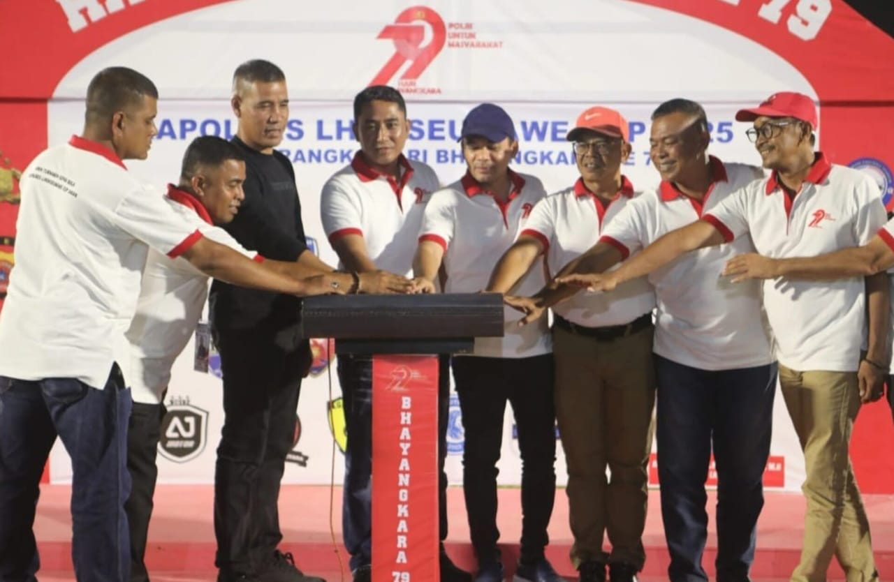 Tournament Kapolres Lhokseumawe Cup 2025 Resmi Bergulir, Total Hadiah Rp110 Juta